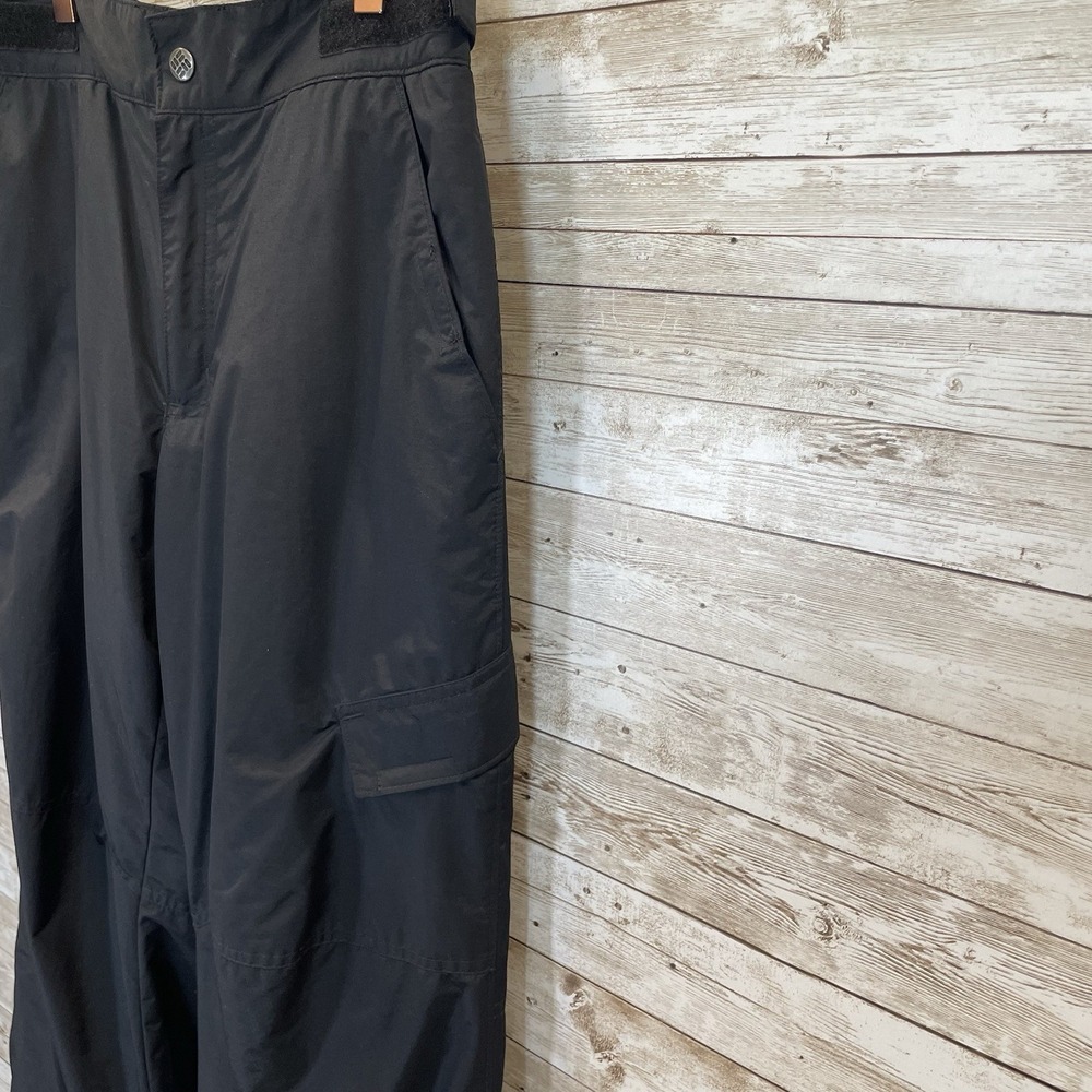 Columbia Youth 14/16 Snow Pants Omni Shield Black Winter Wear Sports Ski Outdoor - Picture 5 of 13